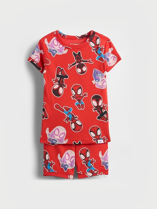 pigiama marvel in cotone biologico spazzolato per neonati e bambini piccoli