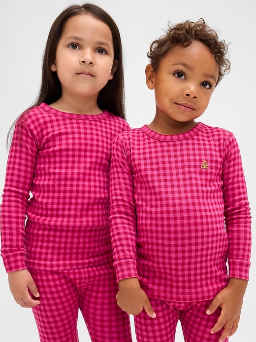 pigiama in cotone biologico spazzolato per neonati e bambini piccoli
