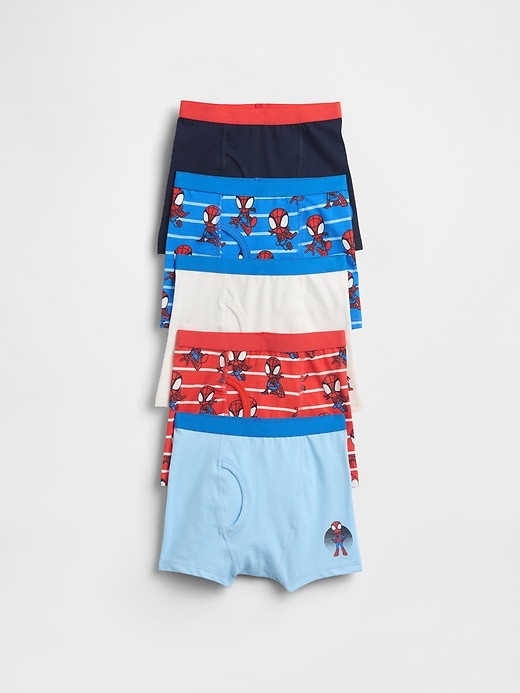 boxer elasticizzati in cotone biologico marvel per neonati e bambini confezione da 5