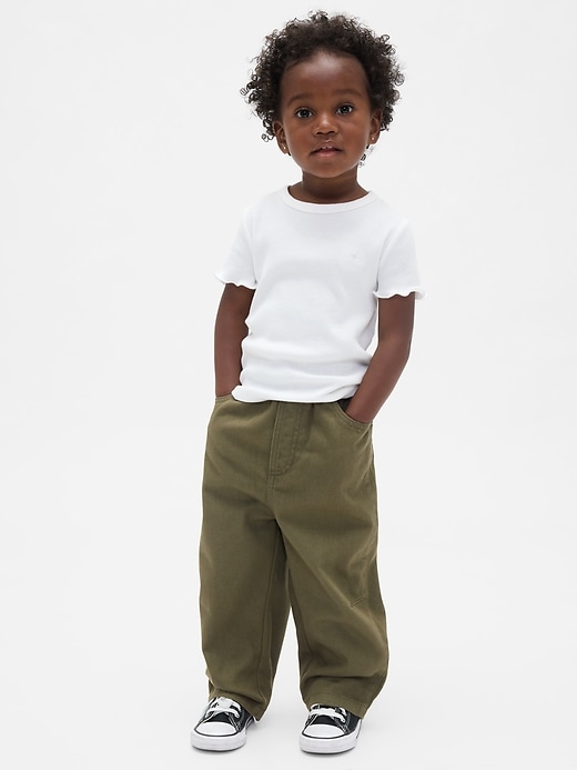 pantaloni a tubo da infilare per neonati e bambini piccoli