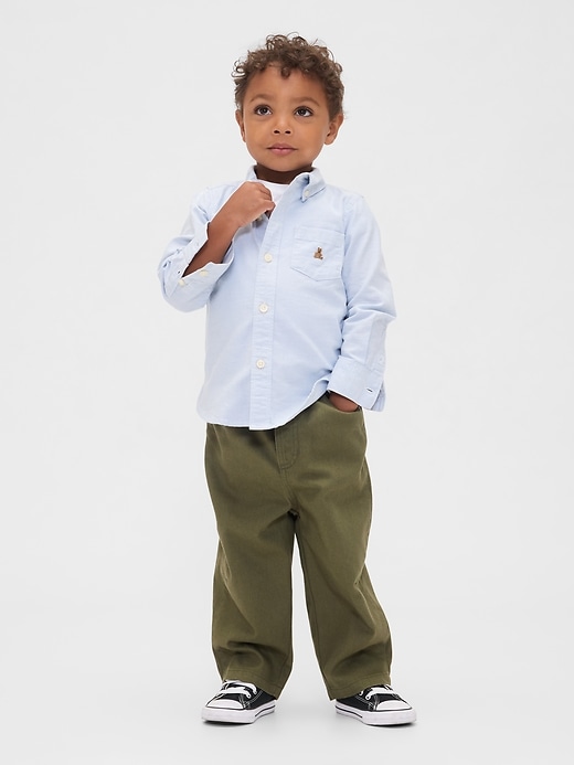 pantaloni a tubo da infilare per neonati e bambini piccoli