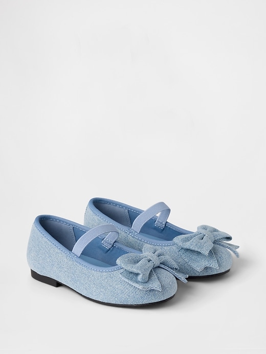 ballerine in denim per neonati e bambini