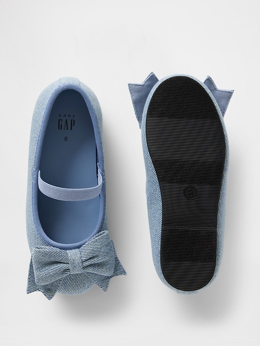 ballerine in denim per neonati e bambini