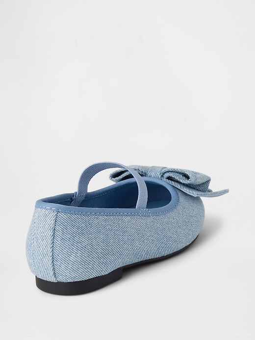 ballerine in denim per neonati e bambini