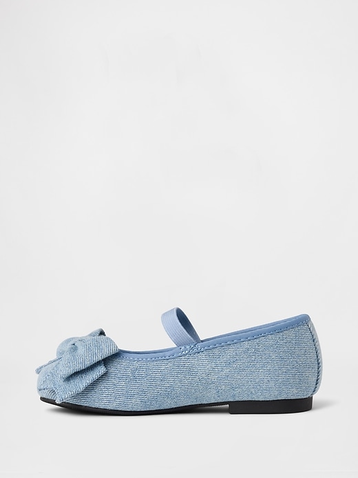 ballerine in denim per neonati e bambini