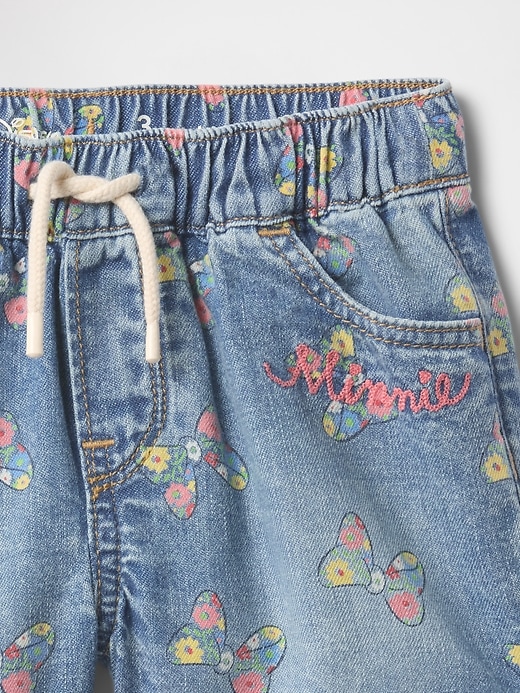 pantaloncini in denim per neonati e bambini gap × disney