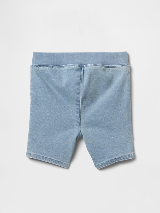 pantaloncini da ciclista in denim per neonati e bambini