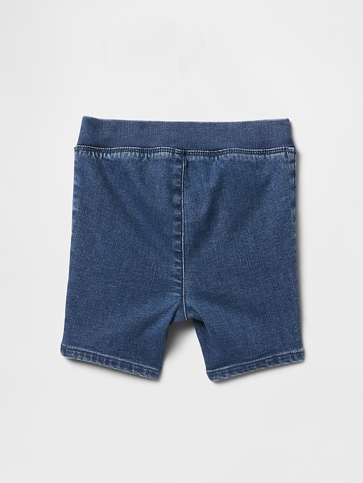 pantaloncini da ciclista in denim per neonati e bambini