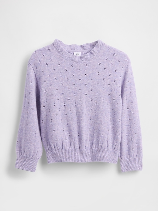 maglione traforato cashsoft per neonati e bambini