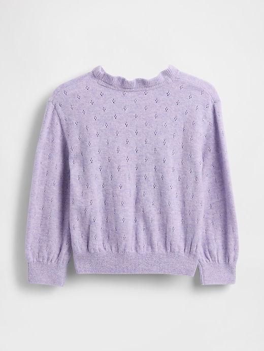 maglione traforato cashsoft per neonati e bambini