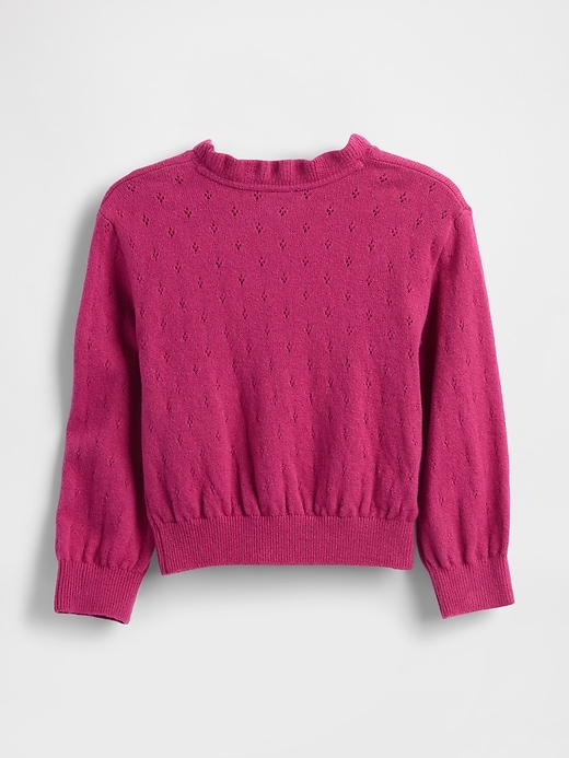maglione traforato cashsoft per neonati e bambini