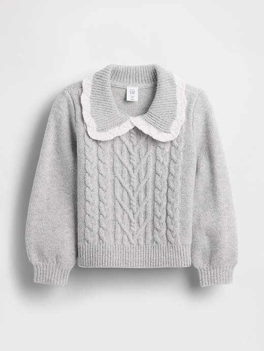 maglione con colletto cashsoft per neonati e bambini