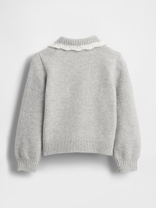 maglione con colletto cashsoft per neonati e bambini