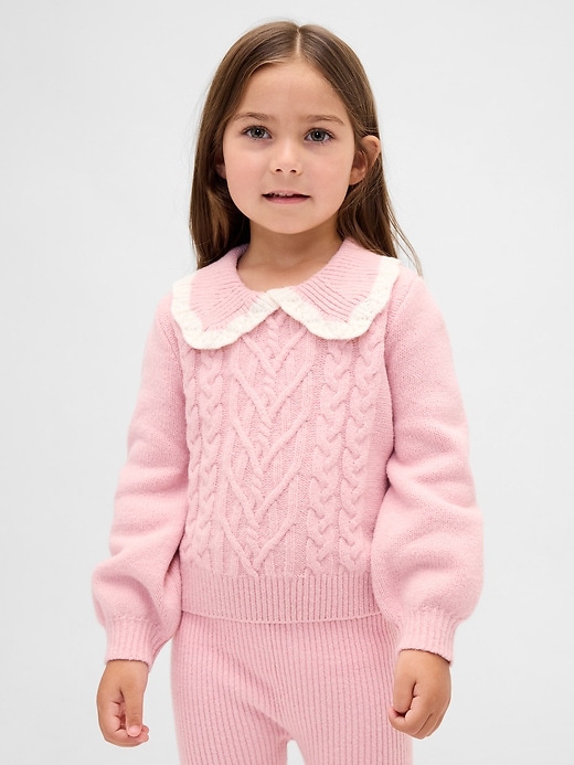 maglione con colletto cashsoft per neonati e bambini