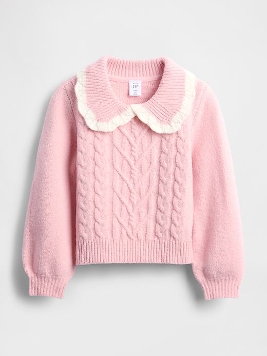 maglione con colletto cashsoft per neonati e bambini