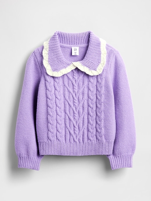 maglione con colletto cashsoft per neonati e bambini