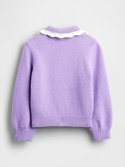 maglione con colletto cashsoft per neonati e bambini