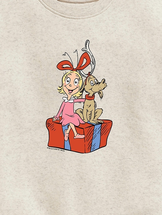 felpa girocollo in pile per bambini piccoli il grinch di max e cindy lou