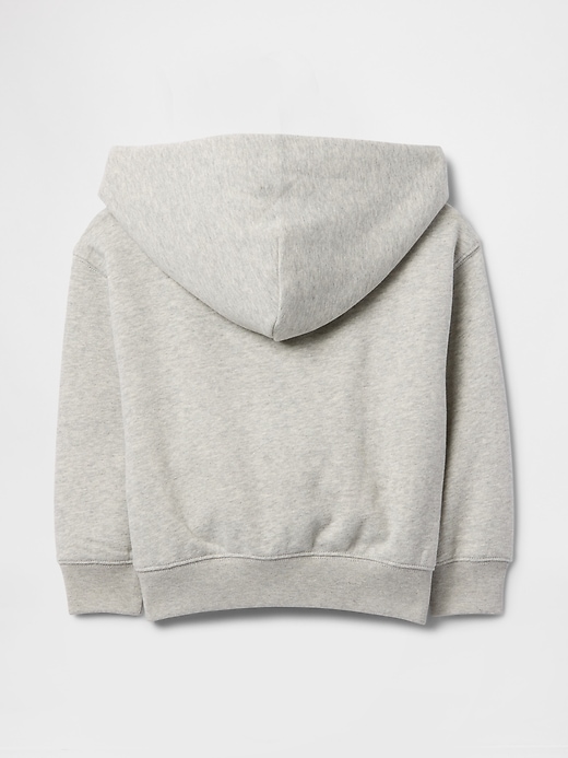 felpa con cappuccio vintagesoft zip logo per neonati e bambini