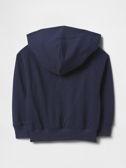 felpa con cappuccio vintagesoft zip logo per neonati e bambini