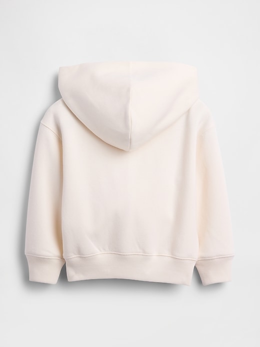 felpa con cappuccio e zip con logo vintagesoft per neonati e bambini