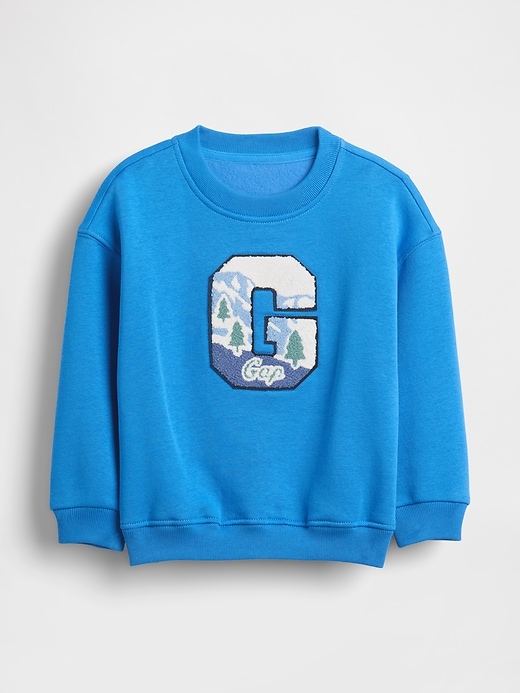 felpa con logo grafico vintagesoft per neonati e bambini