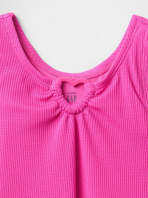 costume intero a costine per neonati e bambini piccoli