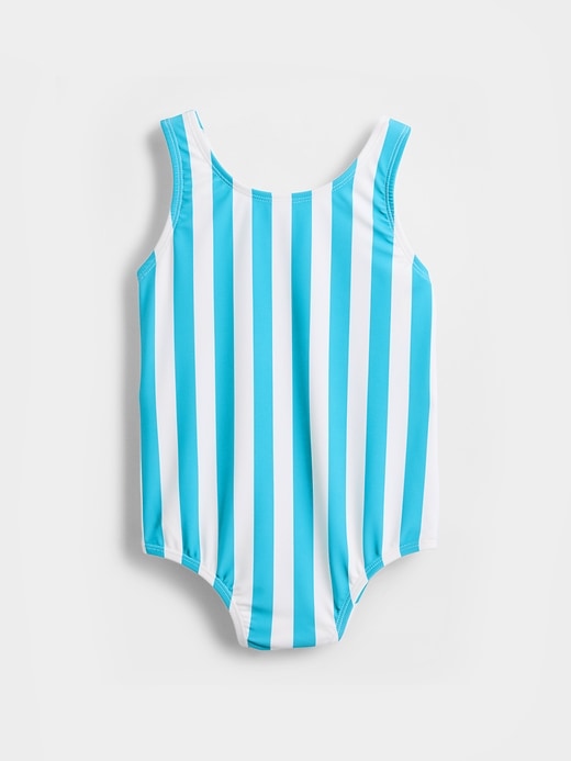 costume da bagno intero con fiocco sulla schiena per neonati e bambini piccoli