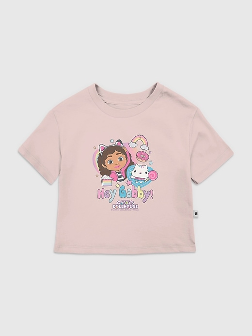maglietta grafica hey gabby per la casa delle bambole di gabby per bambini