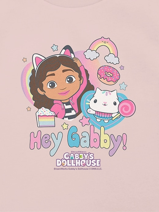 maglietta grafica hey gabby per la casa delle bambole di gabby per bambini