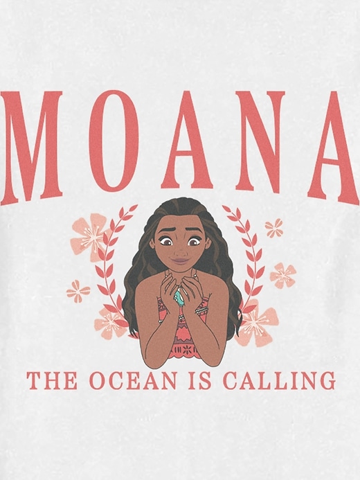 maglietta grafica moana college per bambini