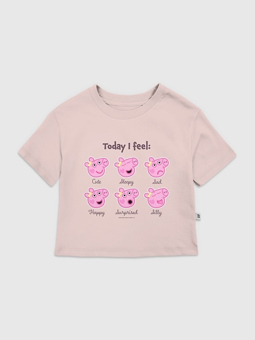 maglietta grafica peppa pig moods per bambini