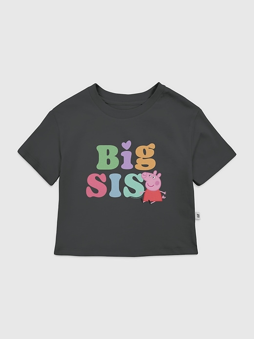maglietta grafica per bambini peppa pig big sis