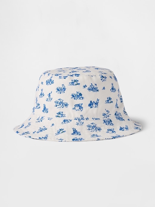 cappello da pescatore in cotone biologico peter rabbit per neonati e bambini