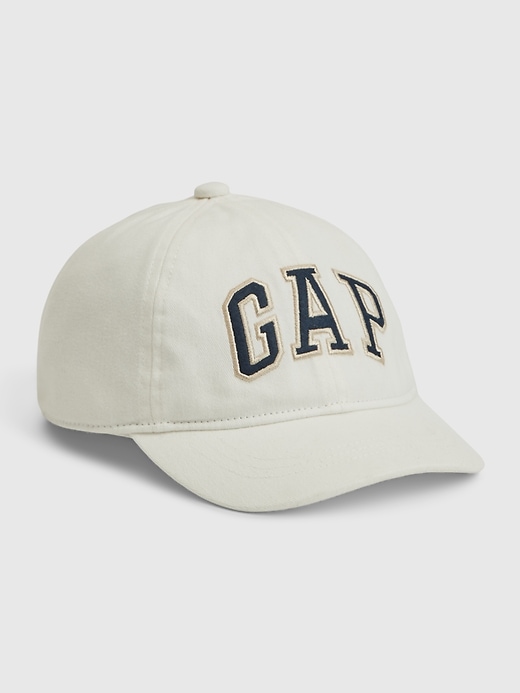 cappello da baseball con logo ad arco in cotone biologico per bambini