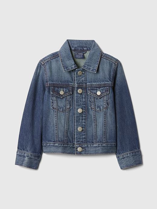 giacca in denim gap × disney baby toddler mickey mouse icon