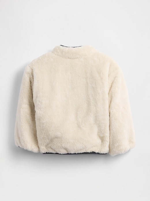 giacca reversibile leggera in sherpa per neonati e bambini piccoli