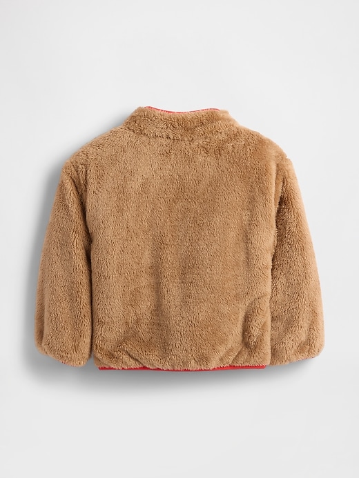 giacca reversibile leggera in sherpa per neonati e bambini piccoli