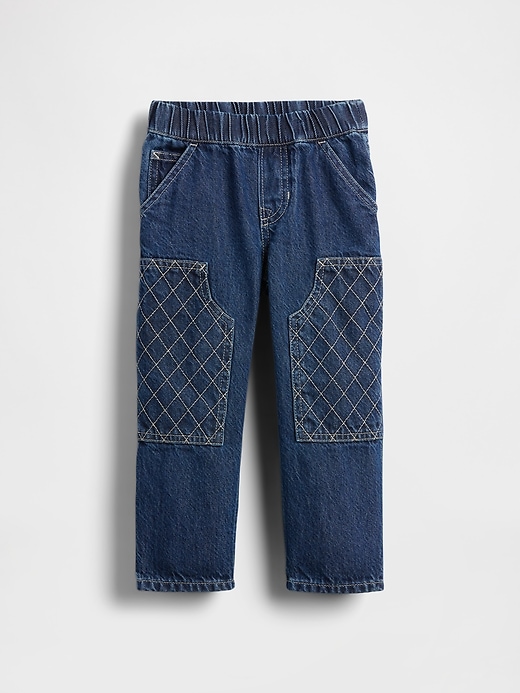 jeans larghi da carpentiere per neonati e bambini piccoli