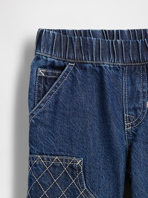 jeans larghi da carpentiere per neonati e bambini piccoli