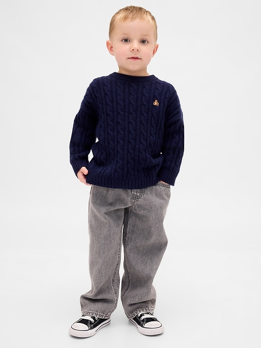 jeans larghi da infilare per neonati e bambini piccoli