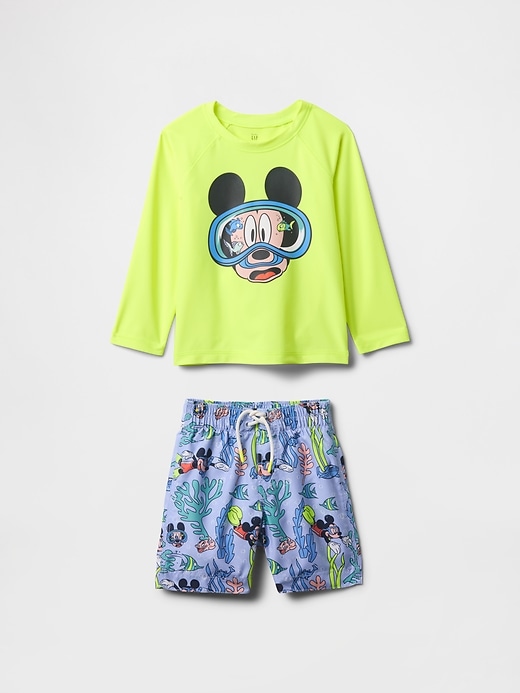 gap × disney baby toddler rash guard costume da bagno due pezzi