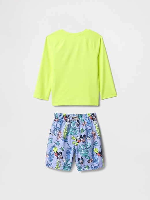 gap × disney baby toddler rash guard costume da bagno due pezzi