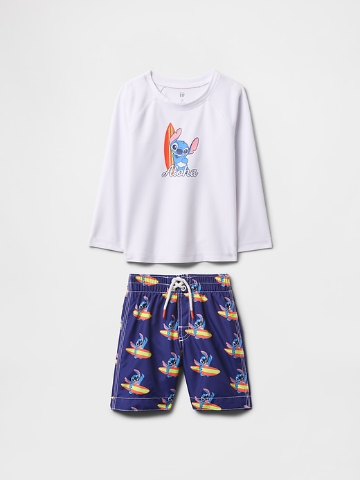 gap × disney baby toddler rash guard costume da bagno due pezzi