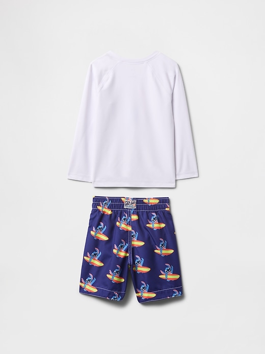 gap × disney baby toddler rash guard costume da bagno due pezzi
