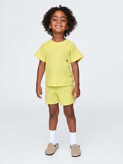 completo in maglia a nido dape per neonati e bambini piccoli