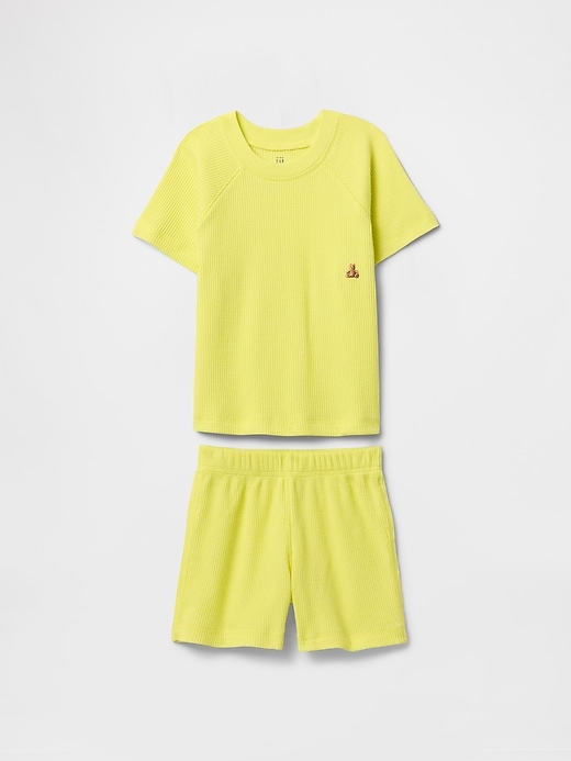 completo in maglia a nido dape per neonati e bambini piccoli