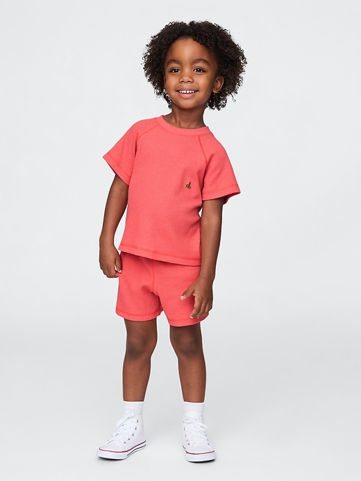 completo in maglia a nido dape per neonati e bambini piccoli