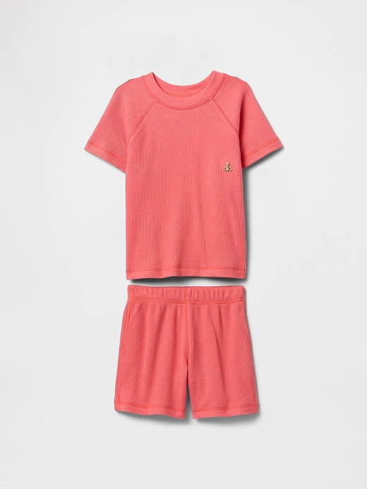 completo in maglia a nido dape per neonati e bambini piccoli
