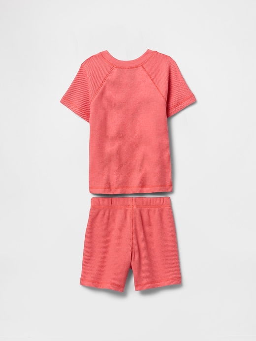 completo in maglia a nido dape per neonati e bambini piccoli